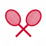 Icono raquetas cruzadas