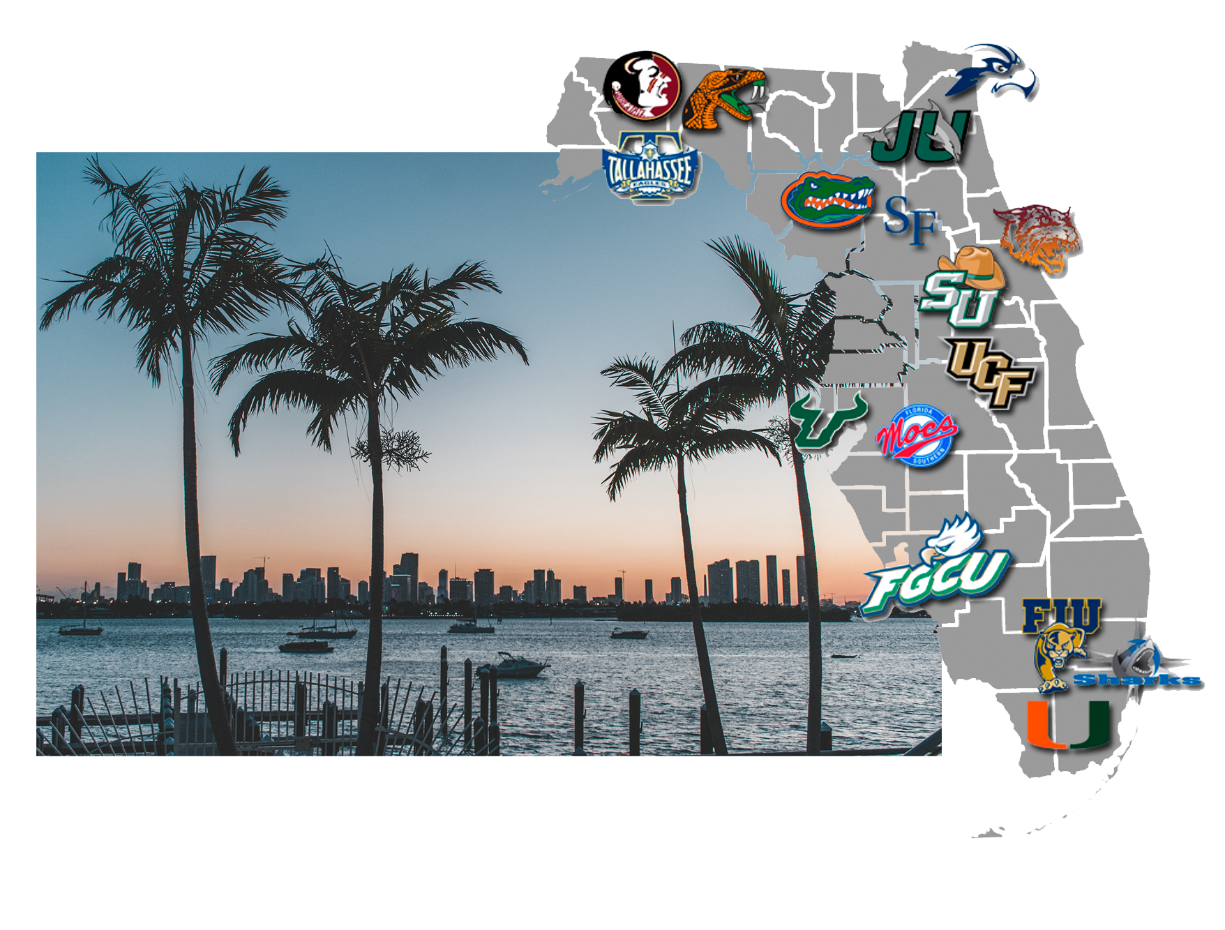Mapa Universidades Florida